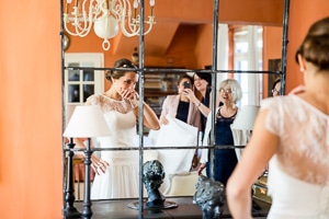 preparatifs mariée chateau de premesques